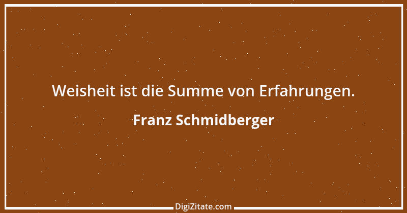 Zitat von Franz Schmidberger 86