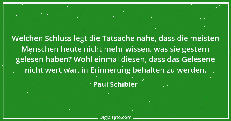 Zitat von Paul Schibler 123