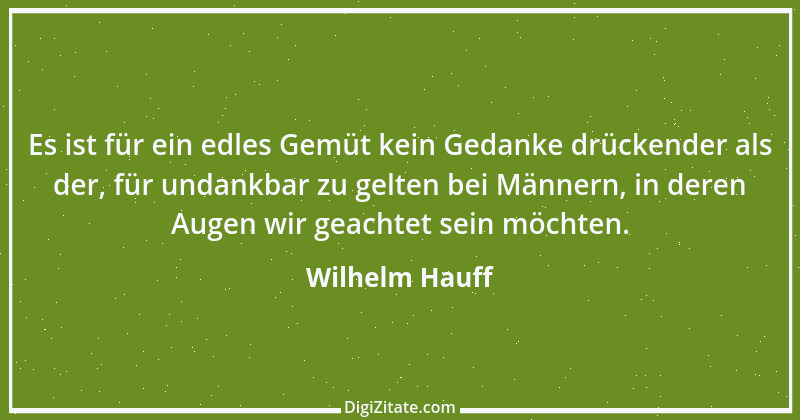 Zitat von Wilhelm Hauff 16