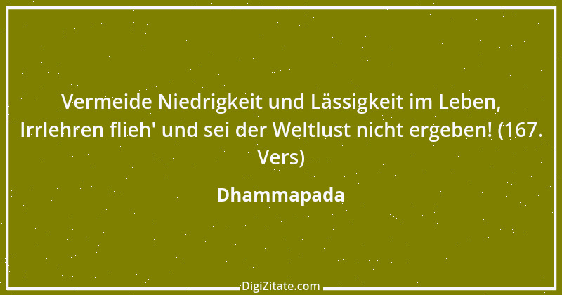 Zitat von Dhammapada 124