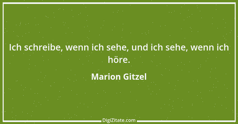 Zitat von Marion Gitzel 45