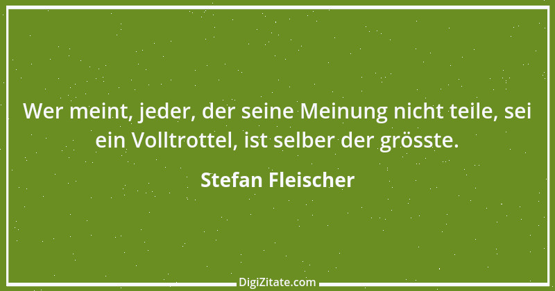 Zitat von Stefan Fleischer 84