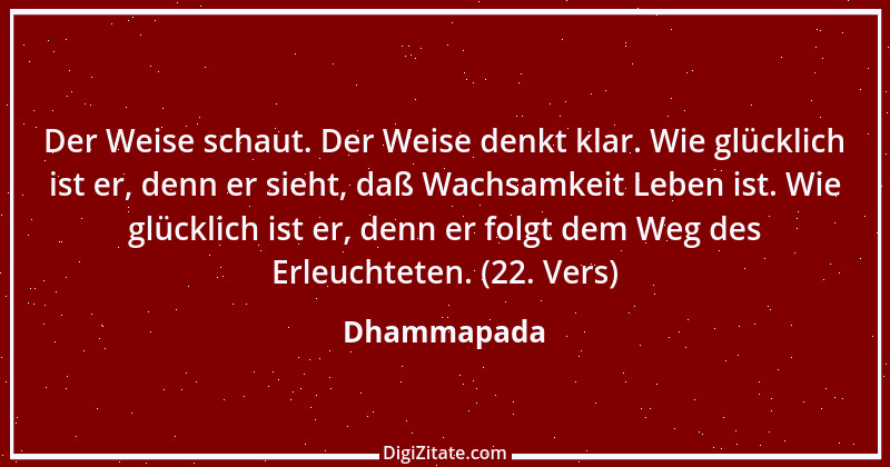 Zitat von Dhammapada 125