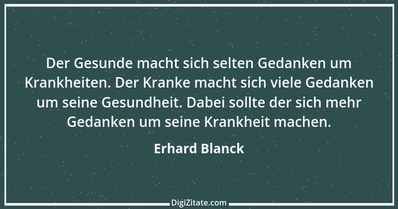 Zitat von Erhard Blanck 1686