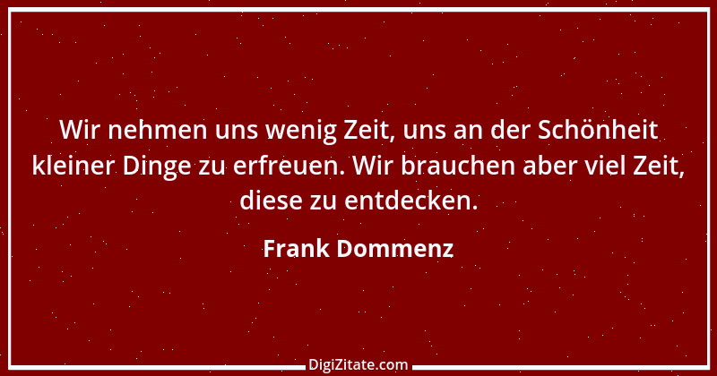 Zitat von Frank Dommenz 20