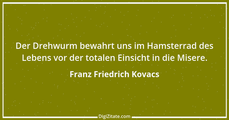 Zitat von Franz Friedrich Kovacs 119