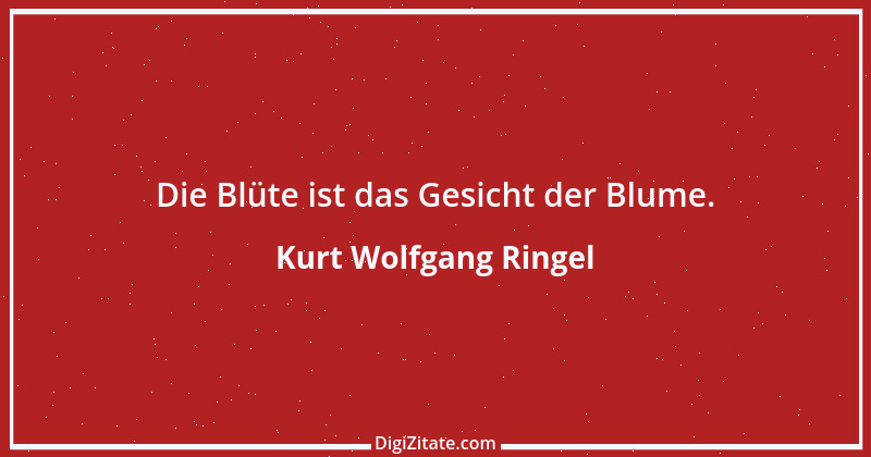 Zitat von Kurt Wolfgang Ringel 12