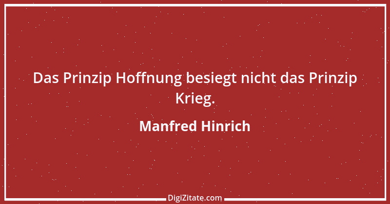 Zitat von Manfred Hinrich 1305