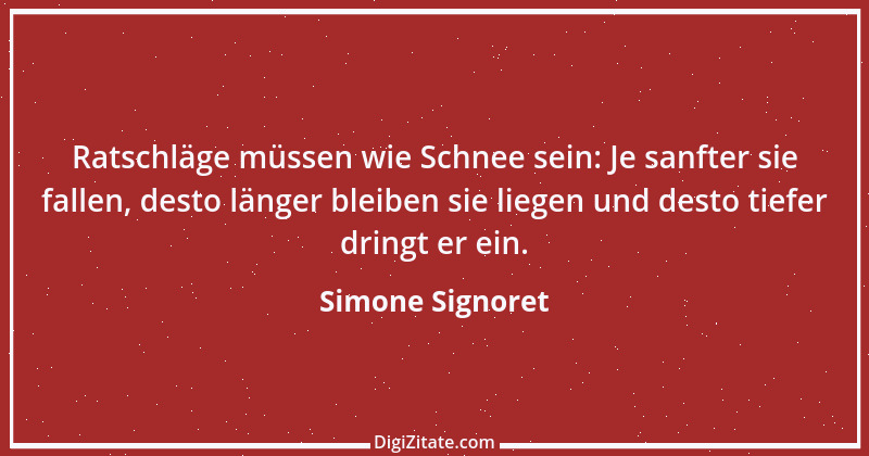 Zitat von Simone Signoret 1