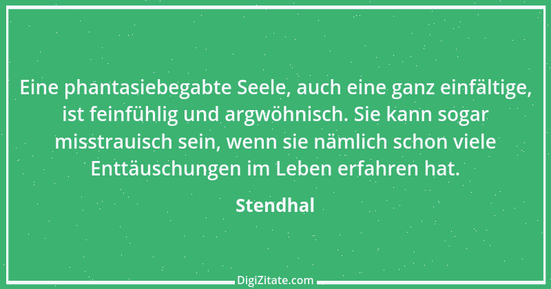 Zitat von Stendhal 101