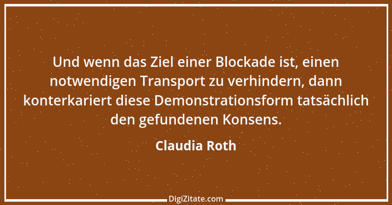 Zitat von Claudia Roth 8