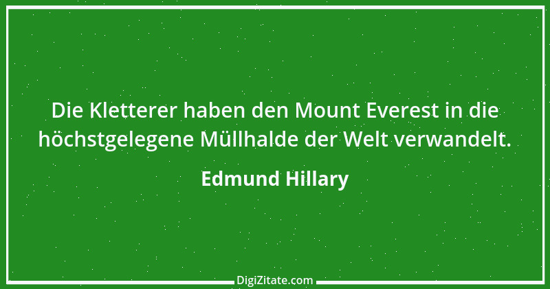 Zitat von Edmund Hillary 1