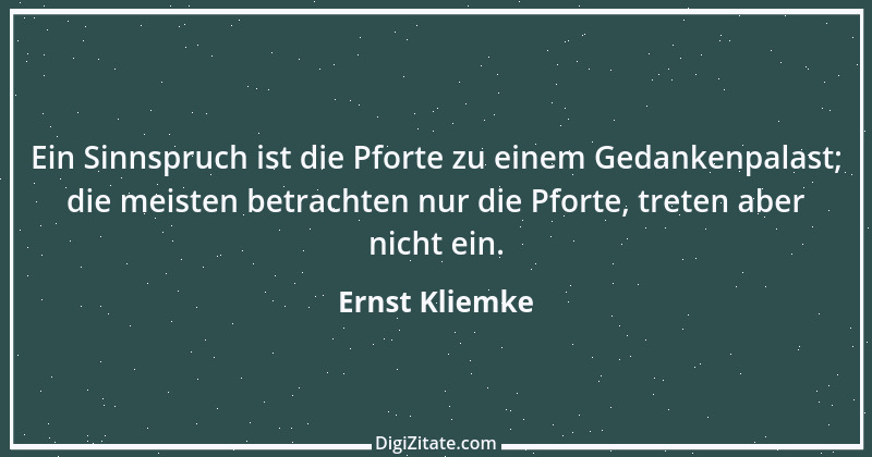 Zitat von Ernst Kliemke 1