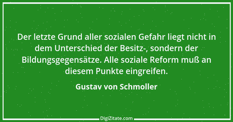 Zitat von Gustav von Schmoller 2