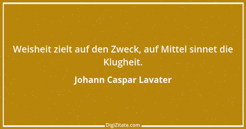 Zitat von Johann Caspar Lavater 102