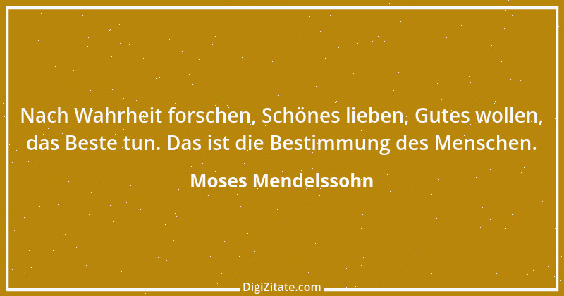 Zitat von Moses Mendelssohn 2