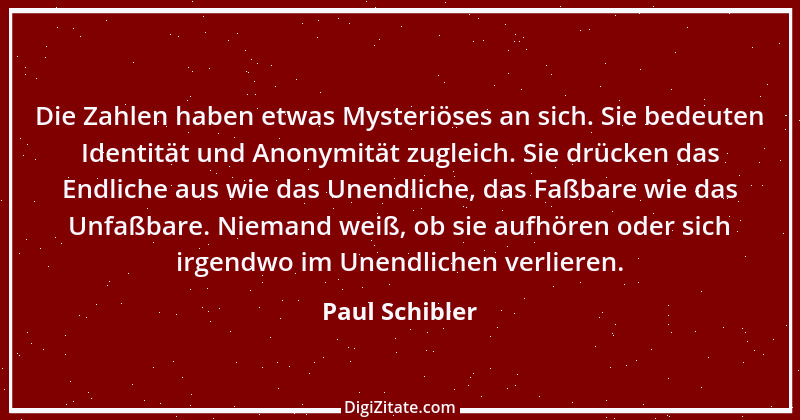 Zitat von Paul Schibler 126