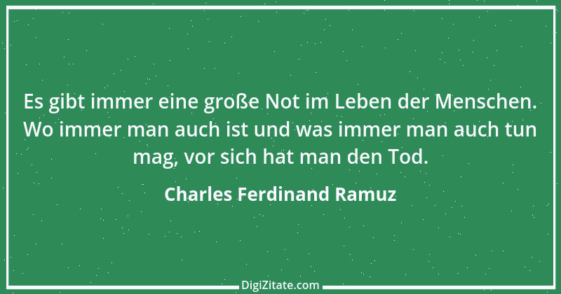 Zitat von Charles Ferdinand Ramuz 17