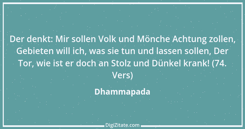 Zitat von Dhammapada 127