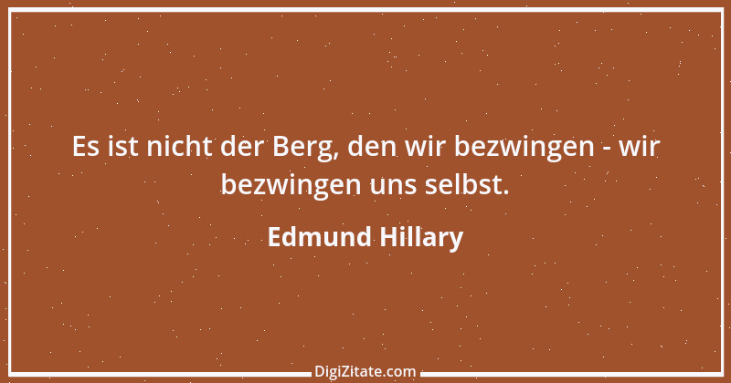 Zitat von Edmund Hillary 2