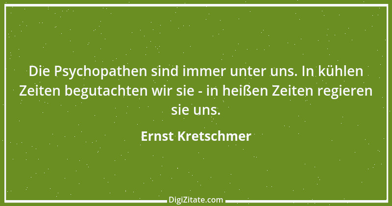 Zitat von Ernst Kretschmer 1