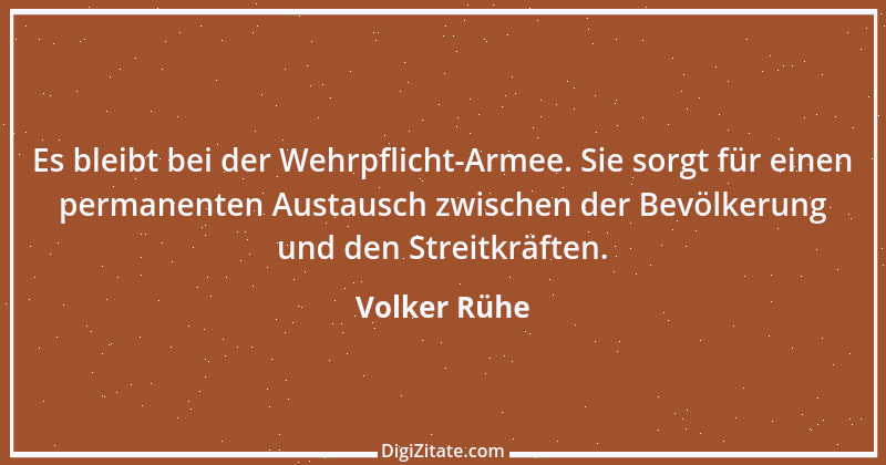 Zitat von Volker Rühe 14