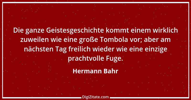 Zitat von Hermann Bahr 42