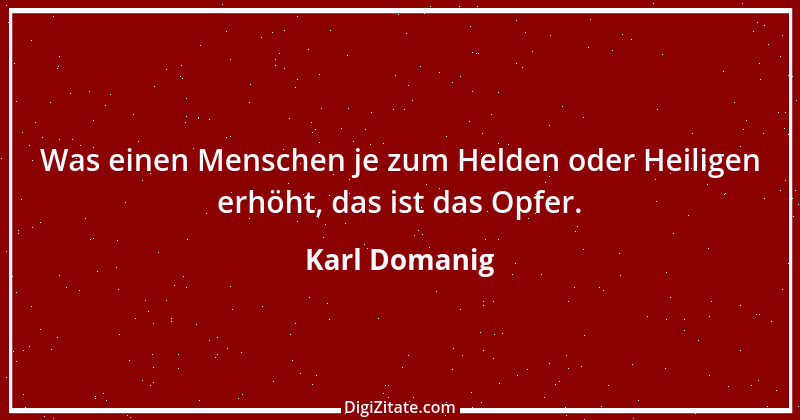 Zitat von Karl Domanig 1