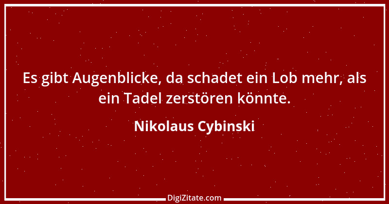 Zitat von Nikolaus Cybinski 41