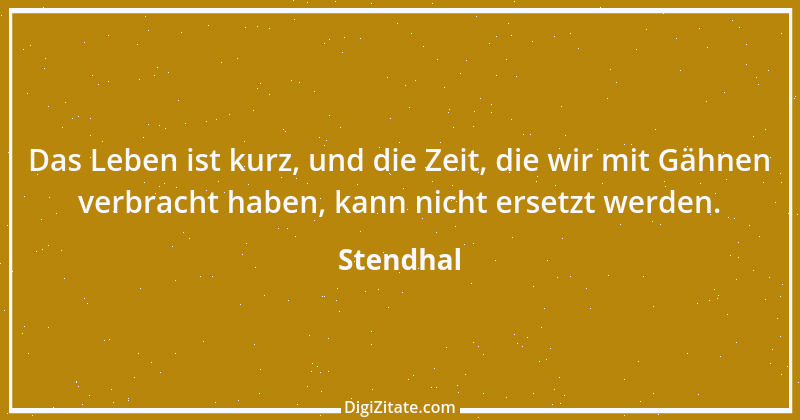 Zitat von Stendhal 104