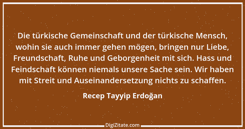 Zitat von Recep Tayyip Erdoğan 1