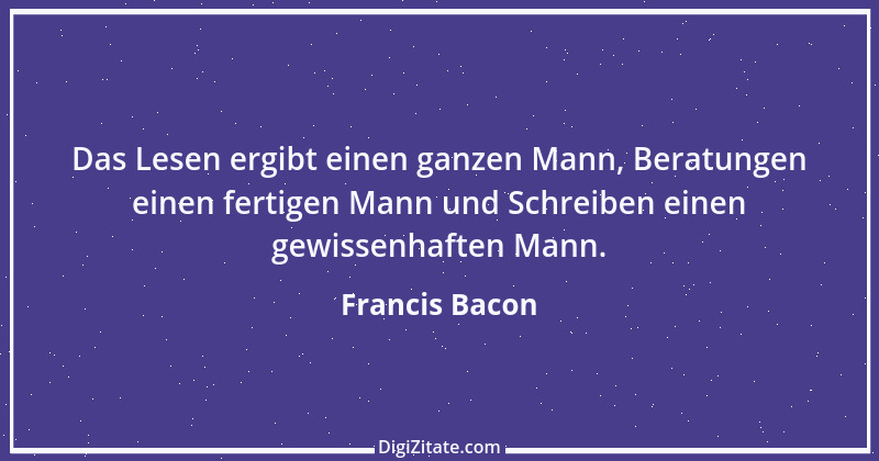 Zitat von Francis Bacon 21