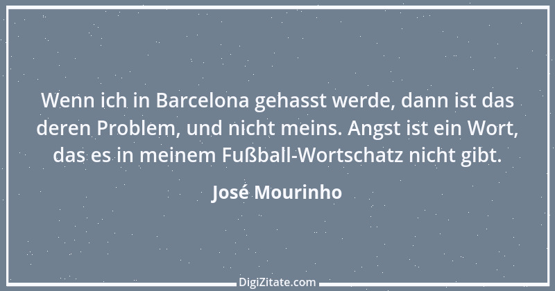 Zitat von José Mourinho 2