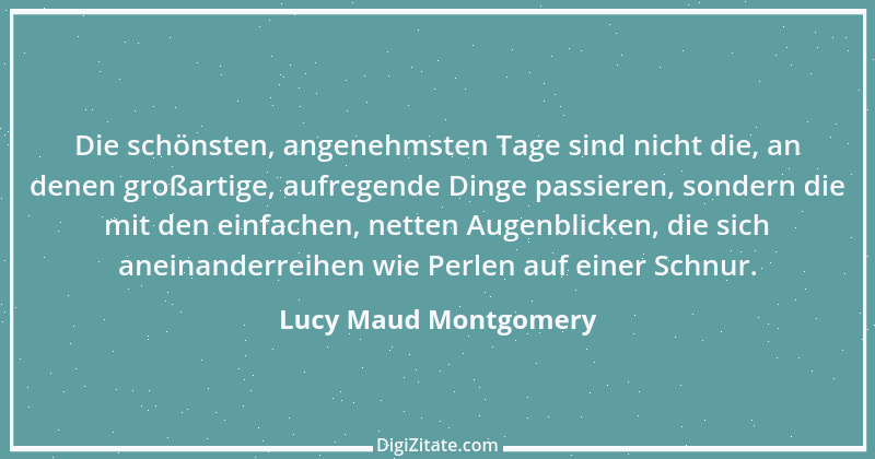 Zitat von Lucy Maud Montgomery 1