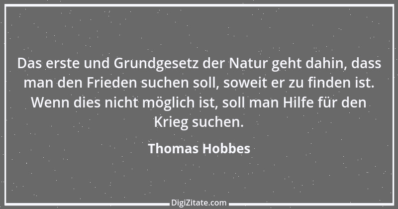 Zitat von Thomas Hobbes 30