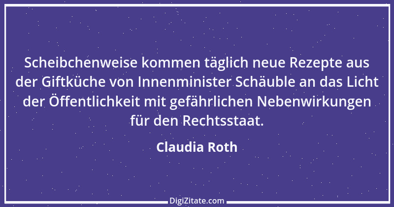 Zitat von Claudia Roth 12