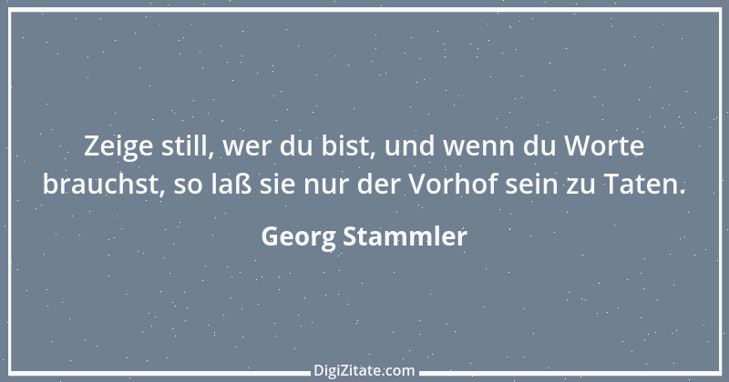 Zitat von Georg Stammler 20