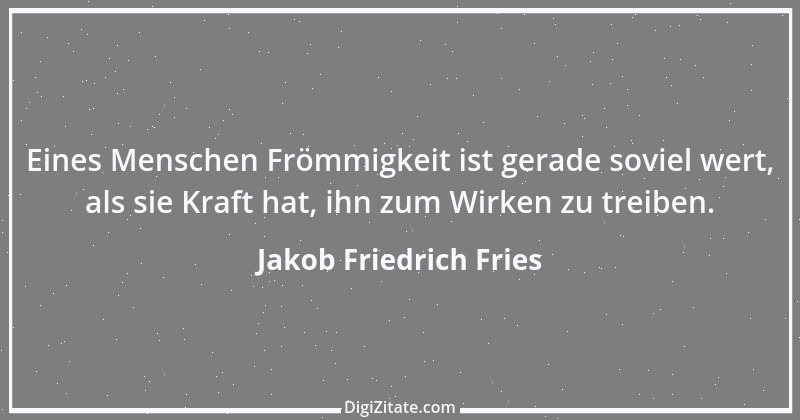 Zitat von Jakob Friedrich Fries 1