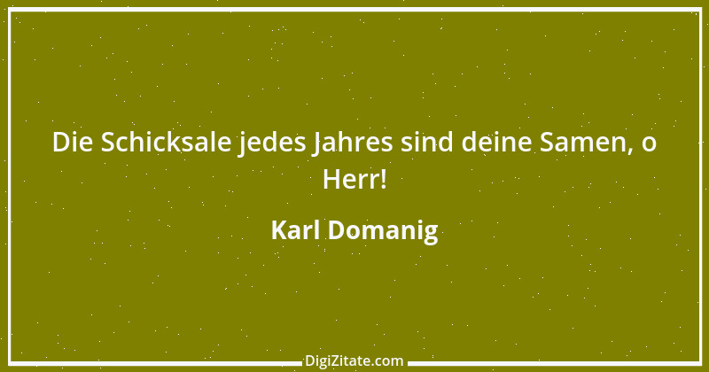 Zitat von Karl Domanig 3