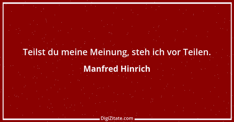 Zitat von Manfred Hinrich 2310