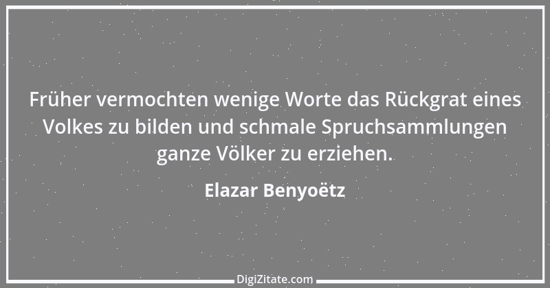 Zitat von Elazar Benyoëtz 90