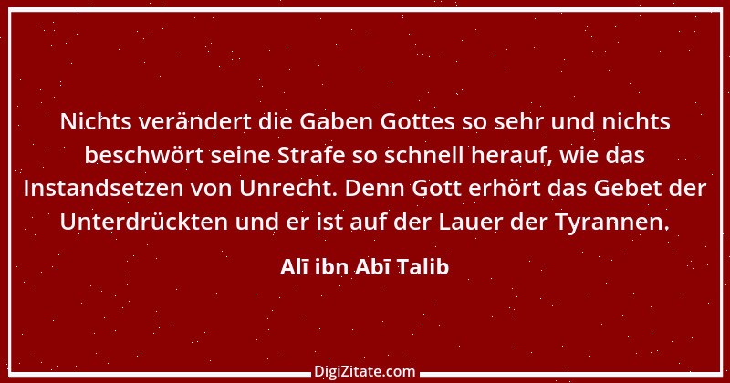 Zitat von Alī ibn Abī Talib 3