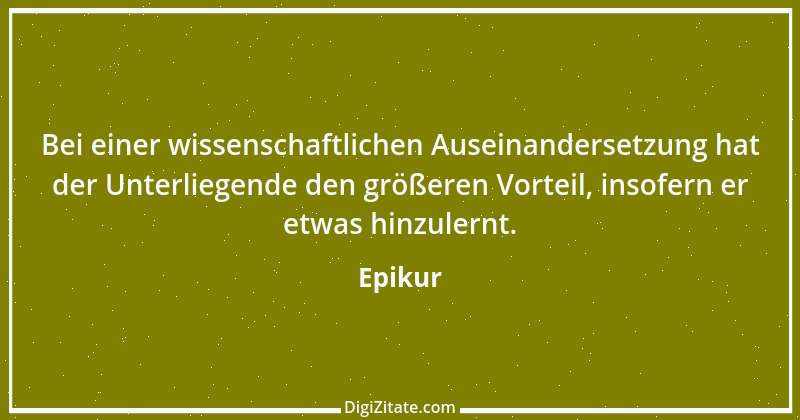 Zitat von Epikur 85