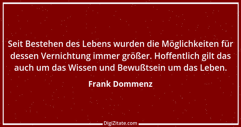 Zitat von Frank Dommenz 27