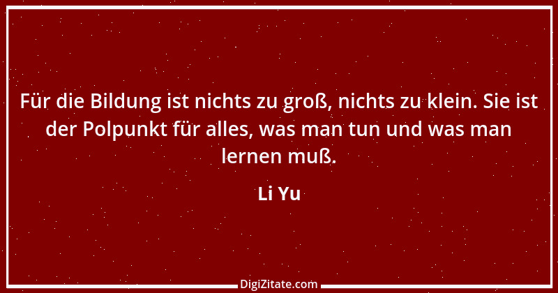 Zitat von Li Yu 4