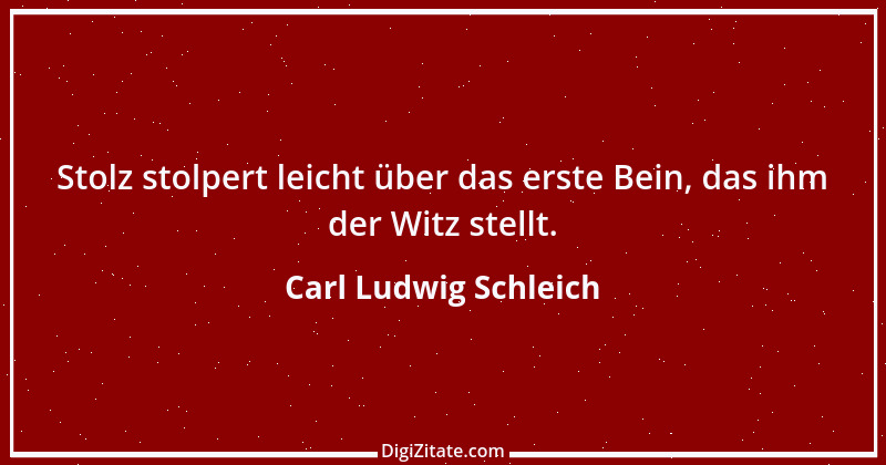 Zitat von Carl Ludwig Schleich 118