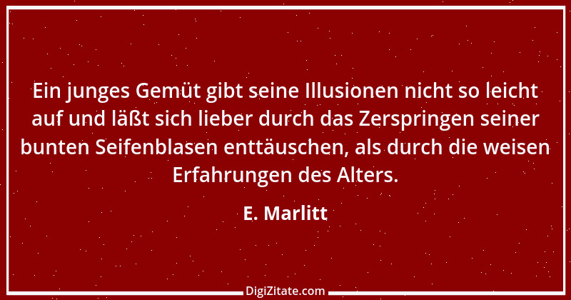 Zitat von E. Marlitt 7