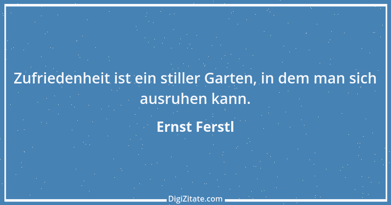 Zitat von Ernst Ferstl 580