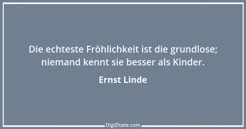 Zitat von Ernst Linde 1