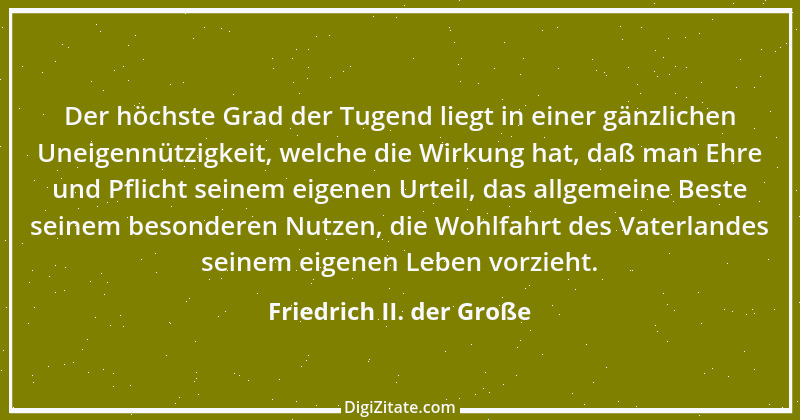 Zitat von Friedrich II. der Große 291